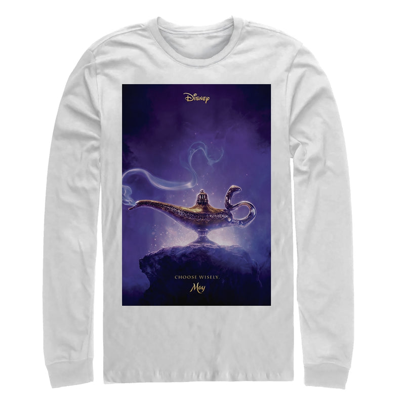 Men's Aladdin Choose Wisely Movie Poster Long Sleeve Shirt