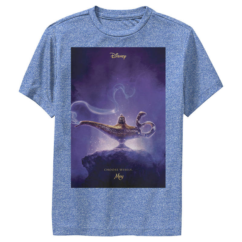 Boy's Aladdin Aladdin Choose Wisely Movie Poster Performance Tee