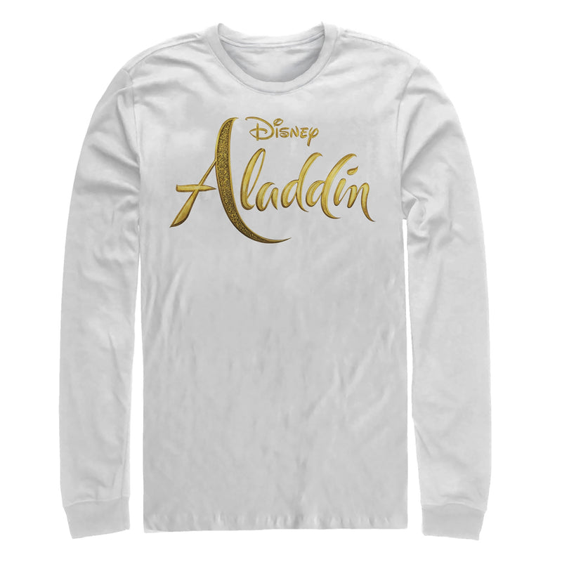 Men's Aladdin Script Logo Long Sleeve Shirt