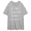 Junior's Lost Gods If Sarcasm Burned Calories T-Shirt