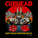 Men's Cuphead Don't Deal With the Devil Snake Eyes T-Shirt