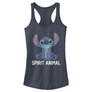 Junior's Lilo & Stitch Cute and Fluffy Spirit Animal Racerback Tank Top