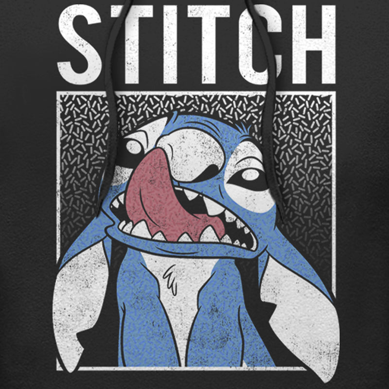 Men's Lilo & Stitch Distressed Nose Picker Pull Over Hoodie