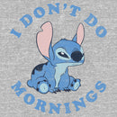 Girl's Lilo & Stitch I Don't Do Mornings Stitch T-Shirt