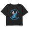 Girl's Lilo & Stitch I Don't Do Mornings Stitch Distressed T-Shirt