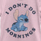 Girl's Lilo & Stitch Experiment 626 I Don't Do Mornings T-Shirt