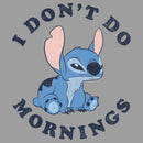 Boy's Lilo & Stitch Experiment 626 I Don't Do Mornings Pull Over Hoodie