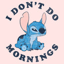 Toddler's Lilo & Stitch I Don't Do Mornings T-Shirt