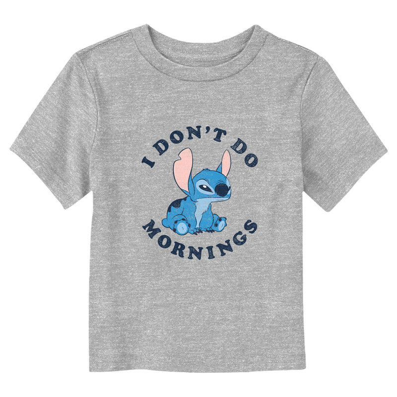 Toddler's Lilo & Stitch I Don't Do Mornings T-Shirt