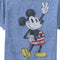 Boy's Mickey & Friends Retro American Peace Sign Performance Tee