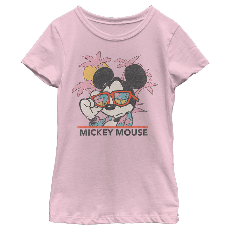 Girl's Mickey & Friends Beach Ready Mickey Mouse T-Shirt