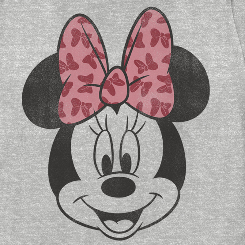 Women's Mickey & Friends Cheetah Print Minnie Mouse Bow T-Shirt