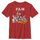 Boy's Mickey & Friends Fam Distressed Portrait T-Shirt