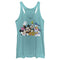 Women's Mickey & Friends Club House Group Shot Racerback Tank Top