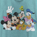 Women's Mickey & Friends Club House Group Shot Racerback Tank Top