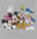 Men's Mickey & Friends Club House Group Shot T-Shirt