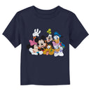 Toddler's Mickey & Friends Distressed Crew Photo T-Shirt