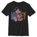 Boy's Mickey & Friends Mickey Neon Gradient T-Shirt