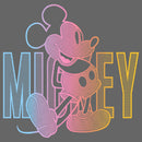 Girl's Mickey & Friends Mickey Neon Gradient T-Shirt