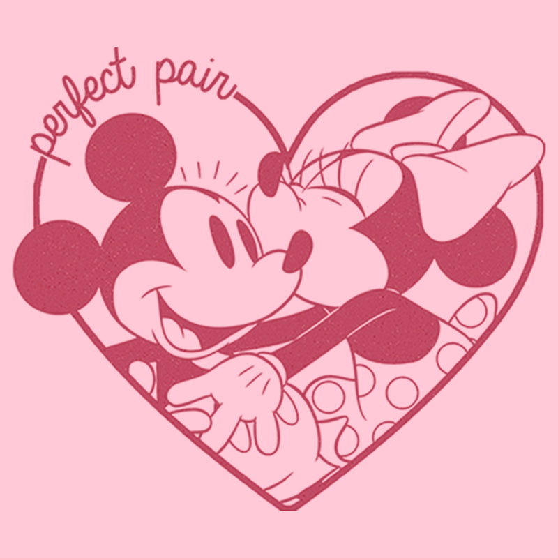 Girl's Mickey & Friends The Perfect Pair Heart T-Shirt