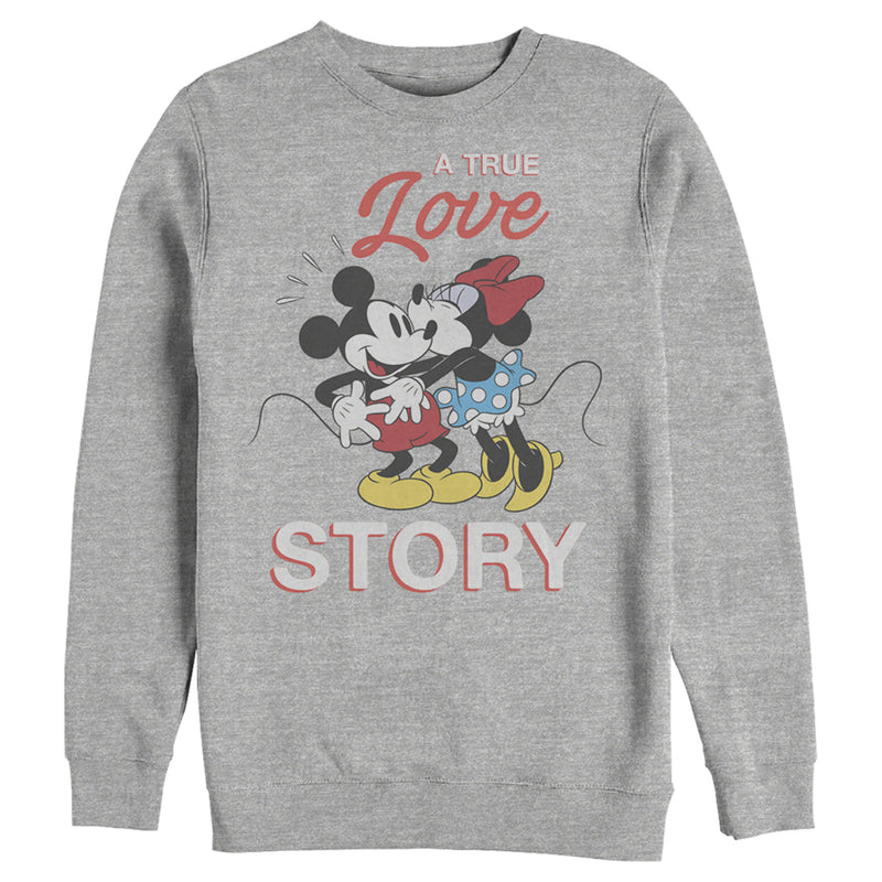 Men's Mickey & Friends True Love Story Sweatshirt