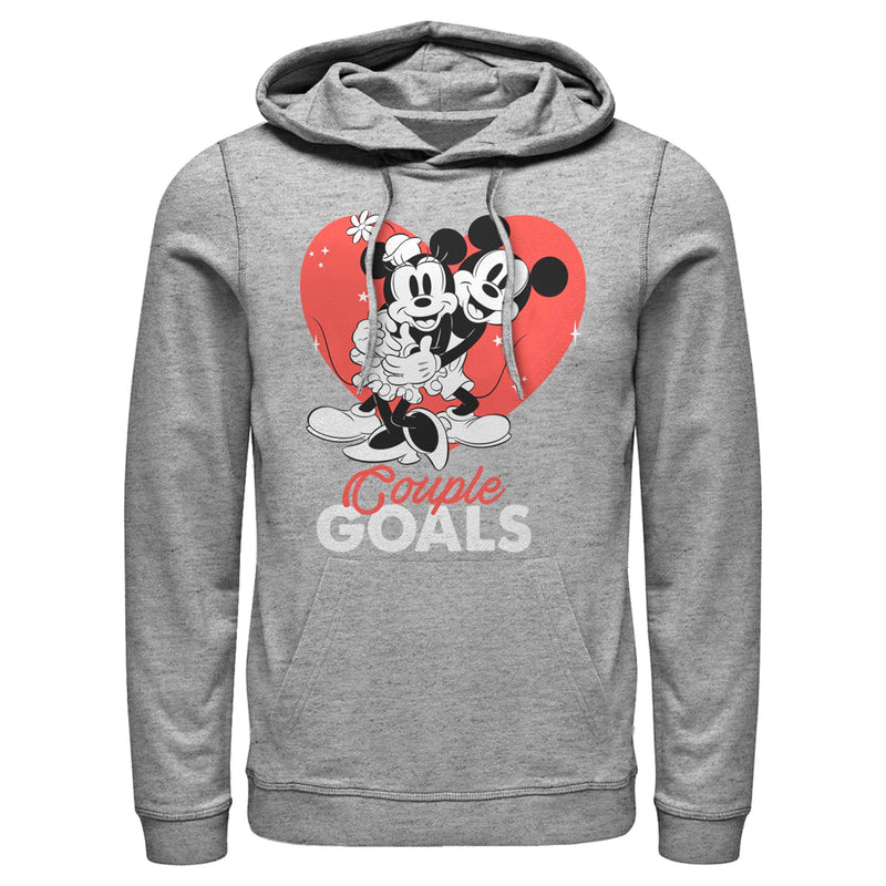 Men's Mickey & Friends Couple Goals Pull Over Hoodie