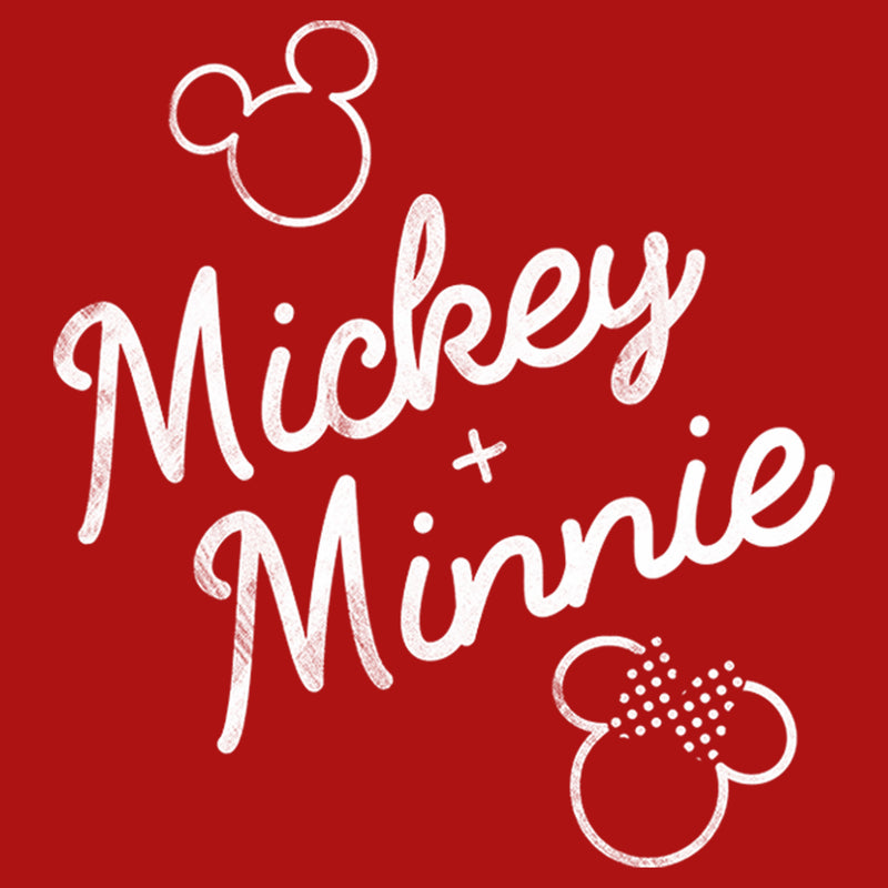 Boy's Mickey & Friends Mickey and Minnie Retro Signatures T-Shirt