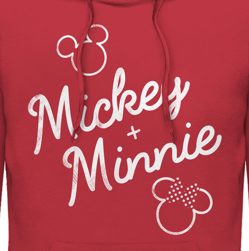 Men's Mickey & Friends Retro Signatures Pull Over Hoodie