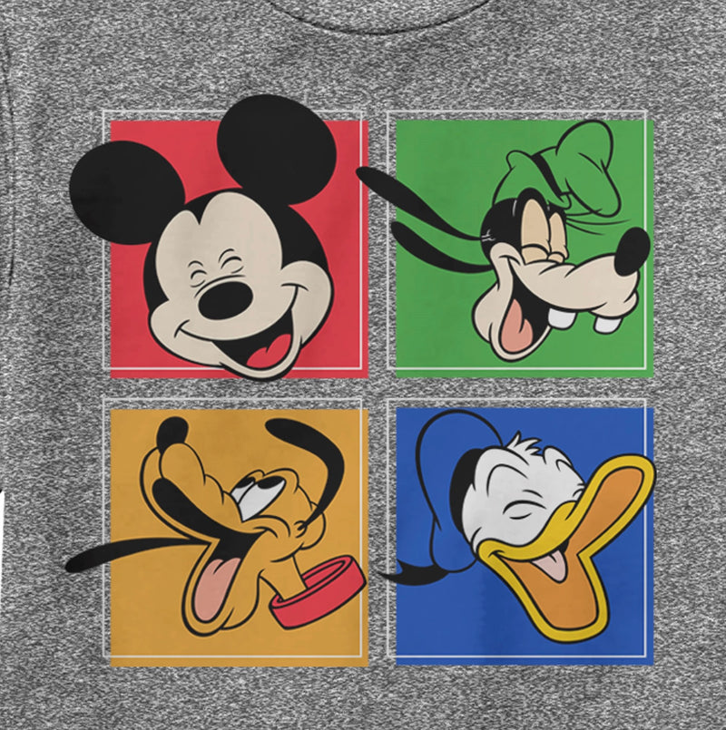 Boy's Mickey & Friends Character Grid Performance Tee