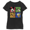 Girl's Mickey & Friends Character Grid T-Shirt