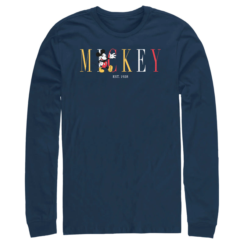 Men's Mickey & Friends Since 1928 Long Sleeve Shirt