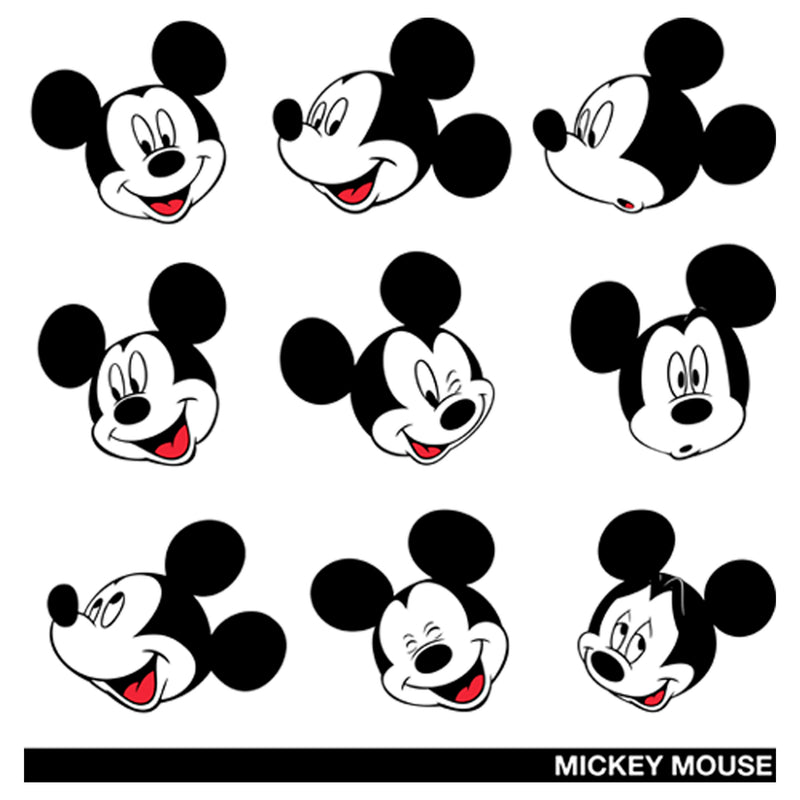 Boy's Mickey & Friends Mickey Mouse Silly Faces T-Shirt