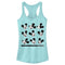 Junior's Mickey & Friends Facial Expressions Racerback Tank Top