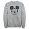 Men's Mickey & Friends Smiling Mickey Mouse Distressed Sweatshirt