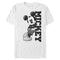 Men's Mickey & Friends Black and White Mickey Mouse T-Shirt