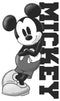 Men's Mickey & Friends Black and White Mickey Mouse T-Shirt