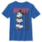 Boy's Mickey & Friends 28 Checkered Mickey T-Shirt