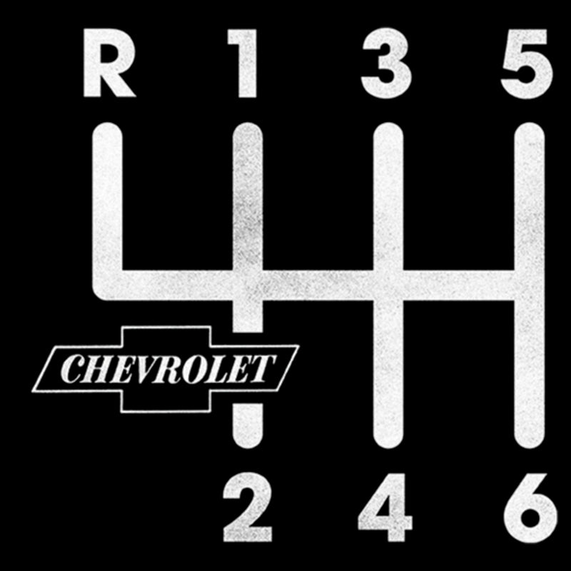 Men's General Motors Chevrolet Gearshift Pattern T-Shirt