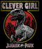 Junior's Jurassic Park Clever Girl Raptor Frame Sweatshirt