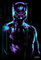 Men's Marvel Black Panther Cyberpunk T-Shirt