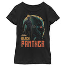 Girl's Marvel Avengers: Infinity War Black Panther Portrait T-Shirt