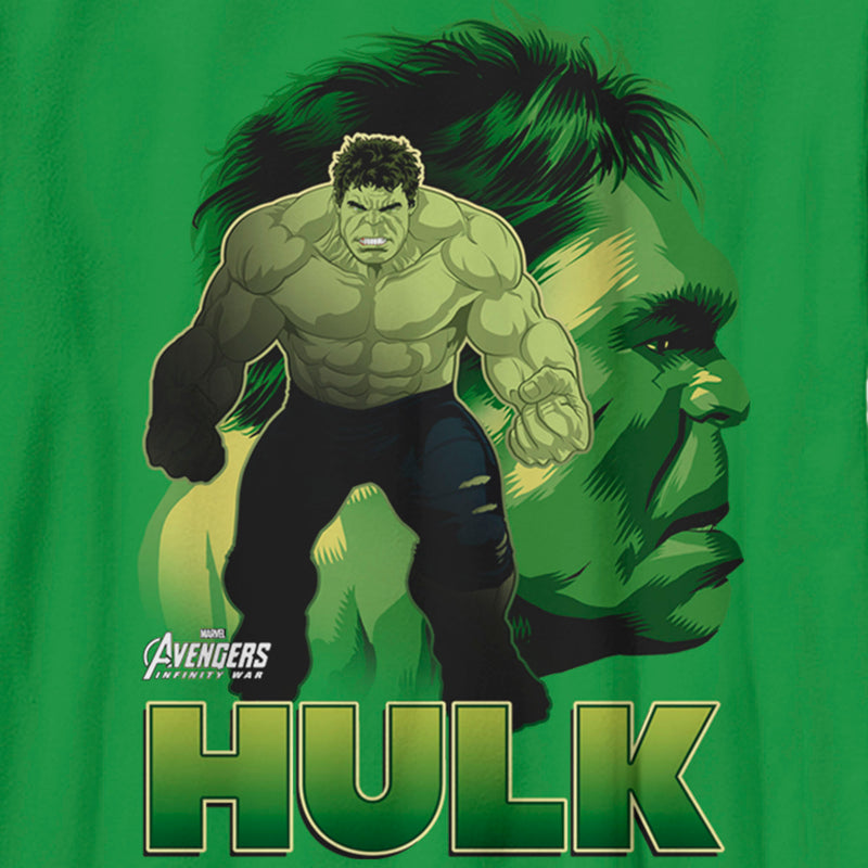 Boy's Marvel Avengers: Infinity War Hulk View T-Shirt