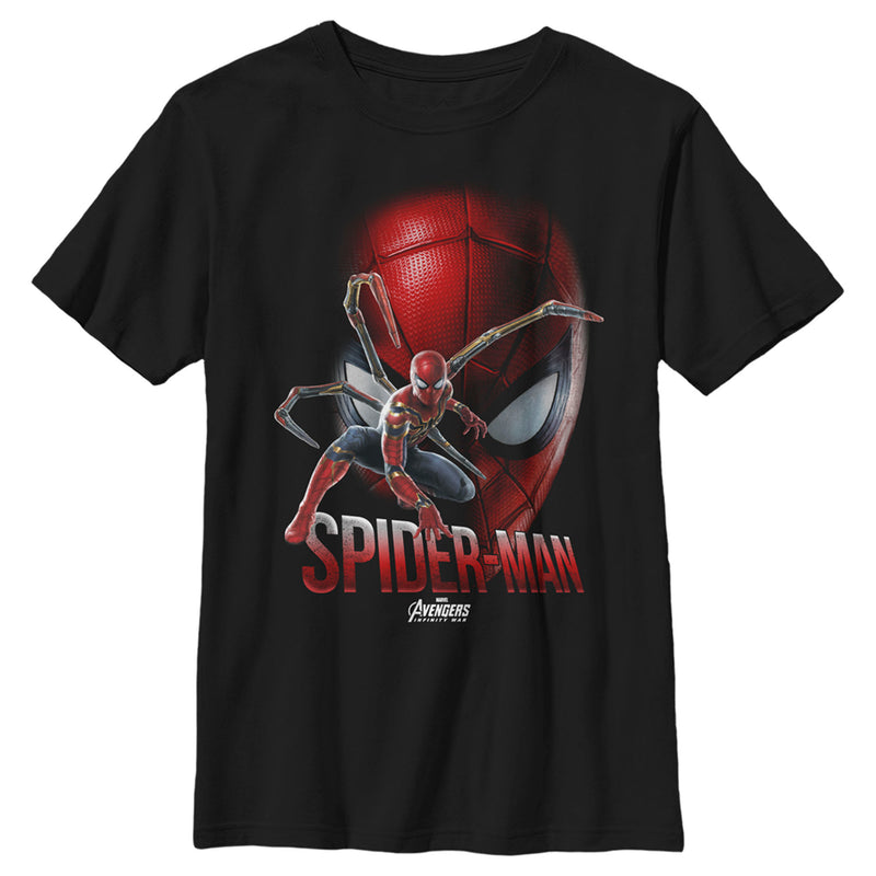 Boy's Marvel Avengers: Infinity War Spider-Man Pose T-Shirt