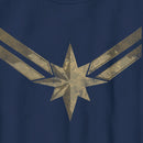 Boy's Marvel Captain Marvel Vintage Star Costume T-Shirt