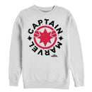 Men's Marvel Captain Marvel Star Symbol Circle Sweatshirt