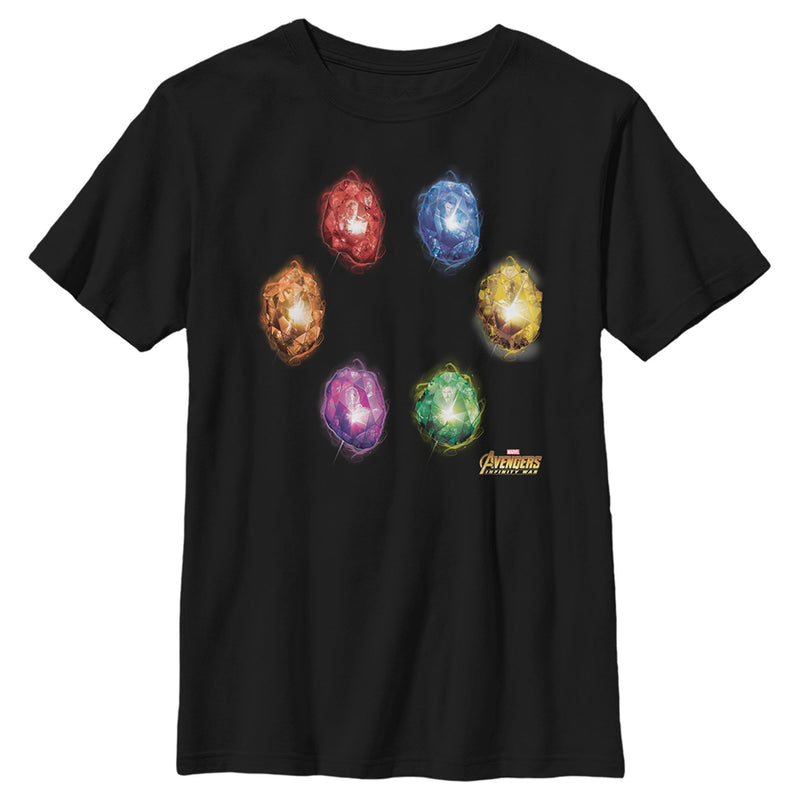 Boy's Marvel Avengers: Infinity War Infinity Stones Heroes T-Shirt