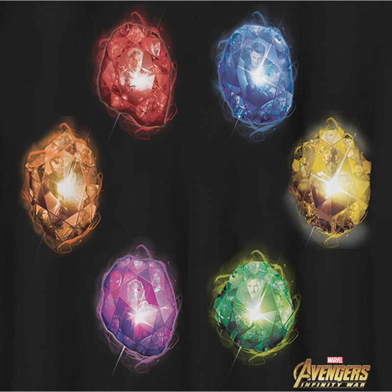 Boy's Marvel Avengers: Infinity War Infinity Stones Heroes T-Shirt