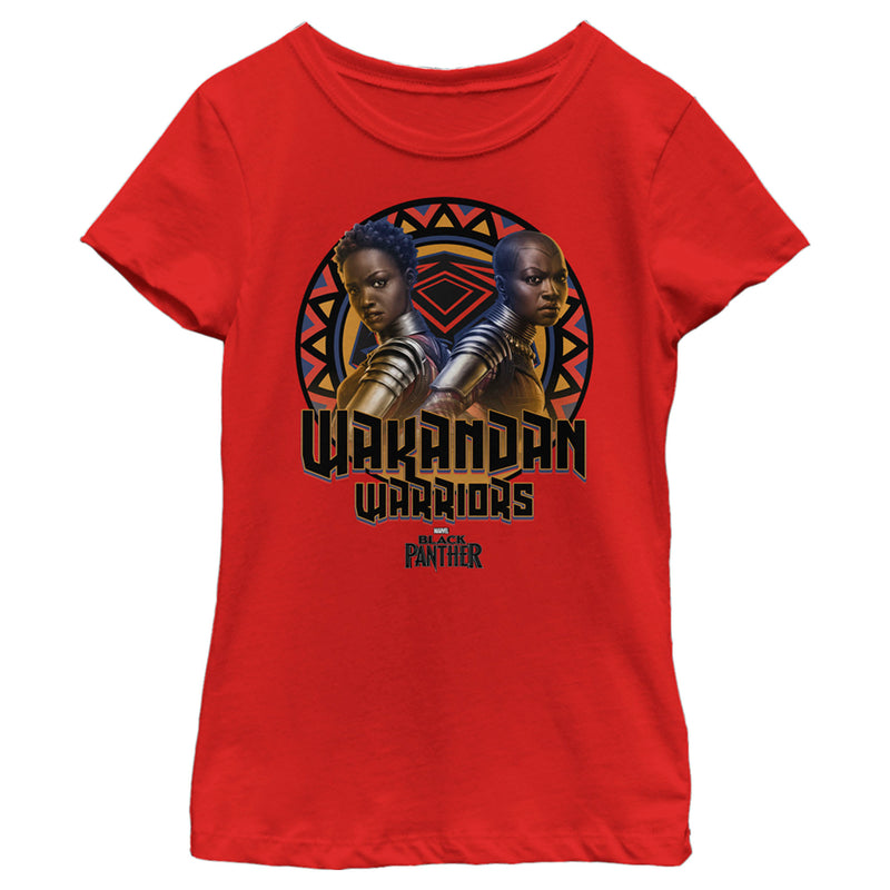 Girl's Marvel Black Panther Okoye and Nakia Wakandan Warriors T-Shirt