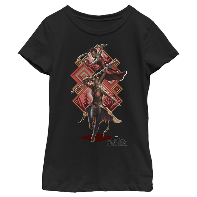 Girl's Marvel Black Panther 2018 Special Forces T-Shirt