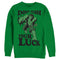 Men's Marvel St. Patrick's Day The Hulk Don't Push Your Luck Sweatshirt